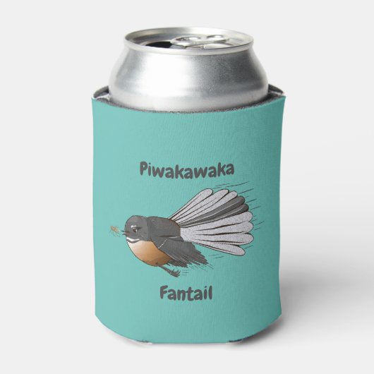Fantail Piwakawaka Blikjeskoeler (Blikje Voorkant)