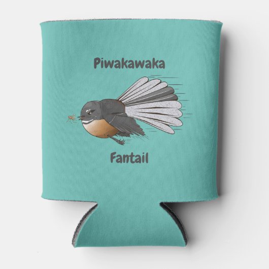 Fantail Piwakawaka Blikjeskoeler (Voorkant)