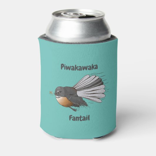 Fantail Piwakawaka Blikjeskoeler (Blikje Achterkant)