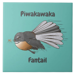 Fantail Piwakawaka Tegeltje