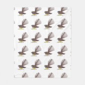fantail sq geen achtergrond fleece deken (Voorkant)