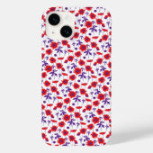 Fantair vochtige papaver, witte draagtas Case-Mate iPhone case (Achterkant)