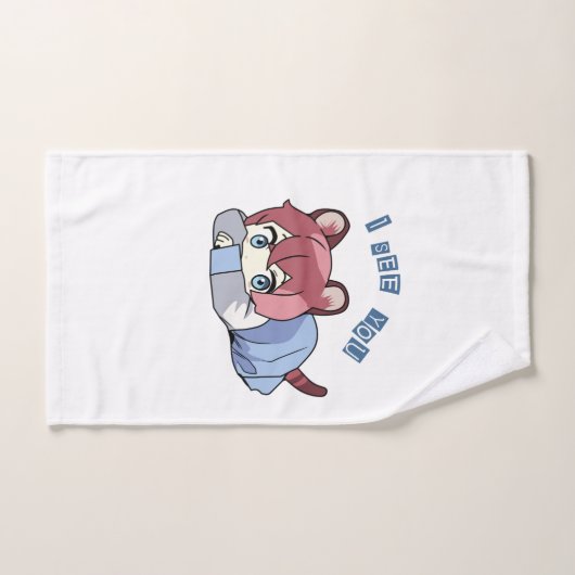 Fantart Anime leuke meid Bad Handdoek (Handdoek)