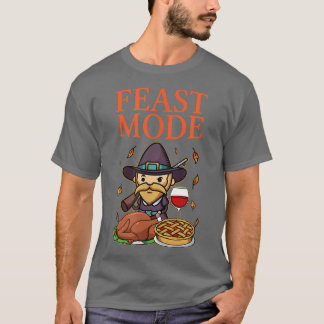 Fantasemodus Happy Thanksgiving aan Turkije Gratef T-shirt
