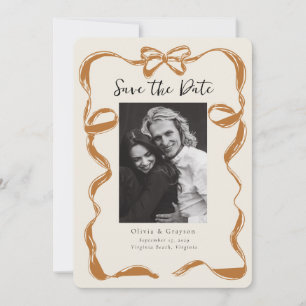Fantaserijke Koperen Foto Boog Save the Date