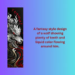 Fantasevlek Persoonlijk Skateboard<br><div class="desc">Dit fantasy wolf ontwerp ziet er erg cool uit op de borden, ook het woord "woeste!!" is daar geplaatst, zodat u een idee kunt krijgen van hoeveel tekst u kunt plaatsen zonder het afbeelding te verwennen, zodat u de tekst kunt bewerken en de kleur, grootte, lettertype kunt wijzigen en het...</div>