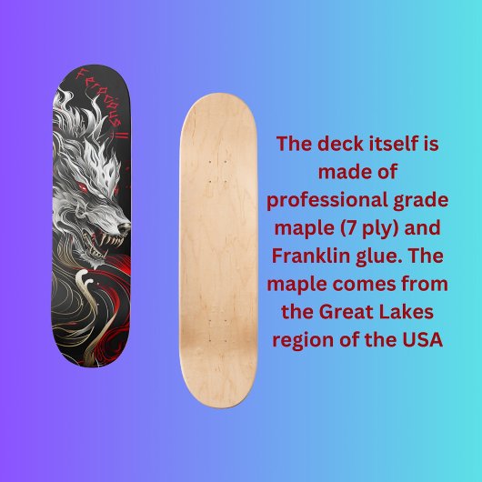 Fantasevlek Persoonlijk Skateboard