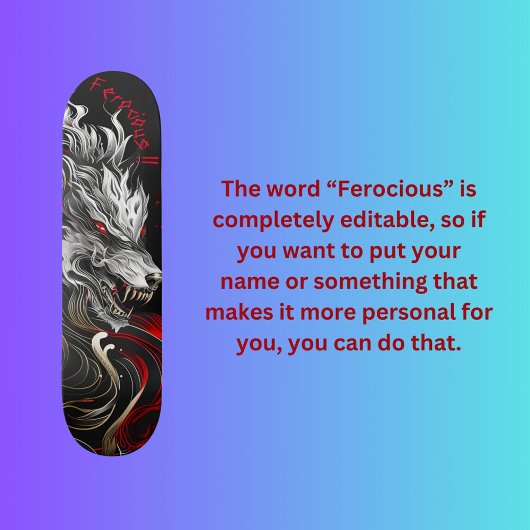 Fantasevlek Persoonlijk Skateboard