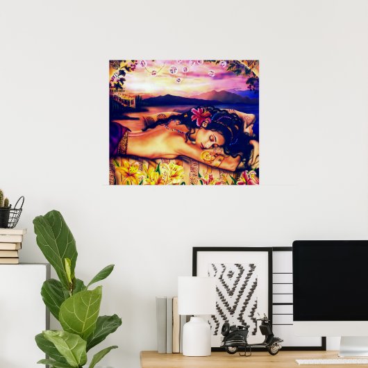 Fantasia (Ariadne) door Lisa Iris Poster (Thuiskantoor)