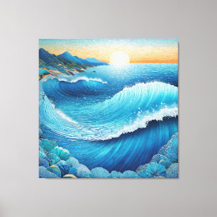 Fantasia Waters Zeegezicht Canvas Afdruk