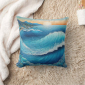 Fantasia Waters Zeegezicht Kussen (Deken)