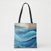 Fantasia Waters Zeegezicht Tote Bag (Voorkant)