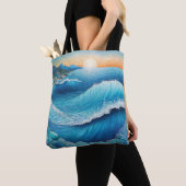 Fantasia Waters Zeegezicht Tote Bag (Dichtbij)