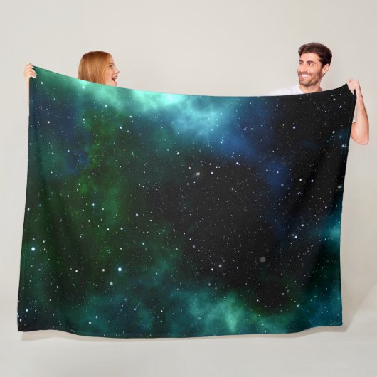 FANTASIE ACHTERGROND FLEECE DEKEN (In situ)