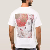 Fantasie Anime Manga Japan Reiko 励行 Tshirt Custom (Achterkant)