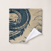 Fantasie Antieke Draken Bad Handdoek (Wasdoekje)