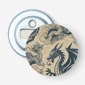Fantasie Antieke Draken Button Flesopener