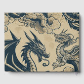 Fantasie Antieke Draken Gastenboek (Achterkant)