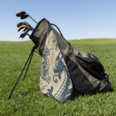 Fantasie Antieke Draken Golfhanddoek (Groen)