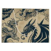 Fantasie Antieke Draken Groot Cadeauzakje (Achterkant)