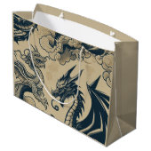 Fantasie Antieke Draken Groot Cadeauzakje (Achterkant Gekanteld)
