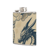 Fantasie Antieke Draken Heupfles (Links)