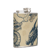 Fantasie Antieke Draken Heupfles (Rechts)