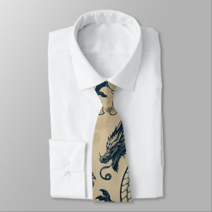 Fantasie Antieke Draken Stropdas