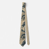 Fantasie Antieke Draken Stropdas (Voorkant)
