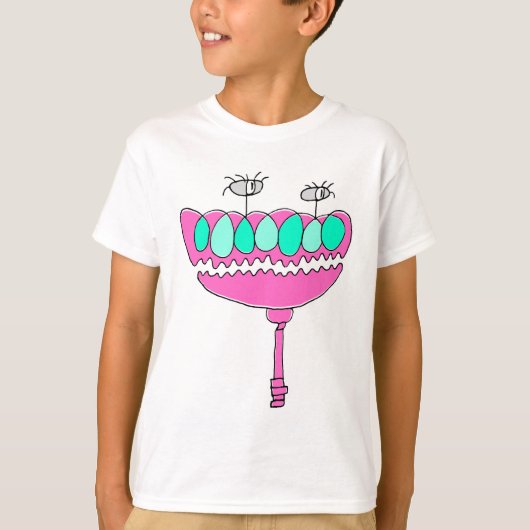 Fantasie antropomorfe monstertekening t-shirt (Voorkant)