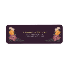 Fantasie betoverde bloementuin bruiloft etiket