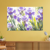 *~* Fantasie Bloemenkunst TV2 Uitgerekte Canvas Pr (Insitu (Woonkamer))