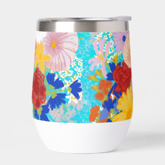 Fantasie bloemgeïsoleerde Tumbler