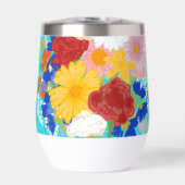 Fantasie bloemgeïsoleerde Tumbler (Voorkant)