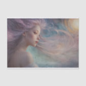 Fantasie Blond Meisje Decoupage Tissue Paper Tissuepapier (Voorkant)