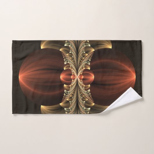 Fantasie Bouw Glanzende Abstracte Fractal Art Bad Handdoek (Handdoek)