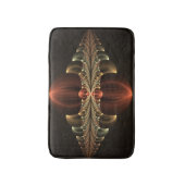 Fantasie Bouw Glanzende Abstracte Fractal Art Badmat (Voorkant Verticaal)