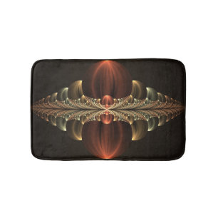 Fantasie Bouw Glanzende Abstracte Fractal Art Badmat