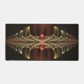 Fantasie Bouw Glanzende Abstracte Fractal Art Bureaumat (Voorkant)