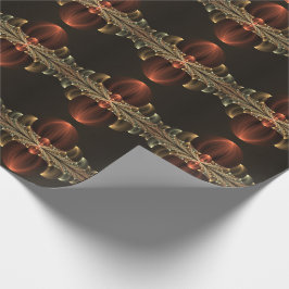 Fantasie Bouw Glanzende Abstracte Fractal Art Cadeaupapier
