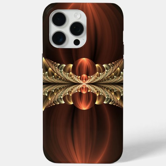 Fantasie Bouw Glanzende Abstracte Fractal Art Case-Mate iPhone Case (Achterkant)
