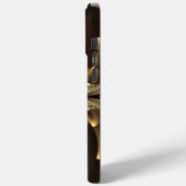 Fantasie Bouw Glanzende Abstracte Fractal Art Case-Mate iPhone Case (Achterkant / Links)