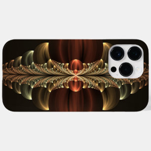 Fantasie Bouw Glanzende Abstracte Fractal Art Case-Mate iPhone 14 Pro Max Hoesje