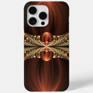 Fantasie Bouw Glanzende Abstracte Fractal Art iPhone 15 Pro Max Hoesje