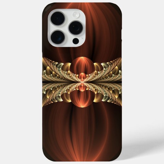 Fantasie Bouw Glanzende Abstracte Fractal Art Case-Mate iPhone Case (Achterkant)