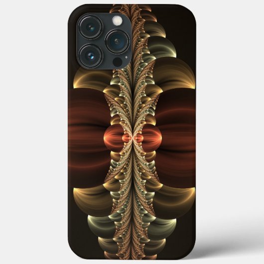 Fantasie Bouw Glanzende Abstracte Fractal Art Case-Mate iPhone Case (Achterkant)
