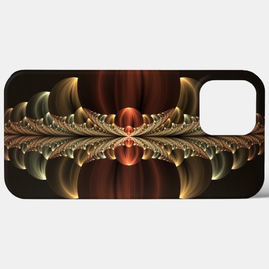 Fantasie Bouw Glanzende Abstracte Fractal Art Case-Mate iPhone Case (Achterkant (horizontaal))
