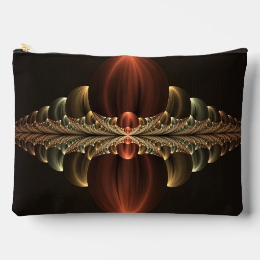 Fantasie Bouw Glanzende Abstracte Fractal Art Etui (Voorkant)