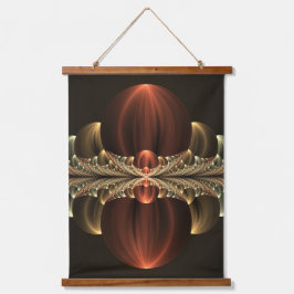 Fantasie Bouw Glanzende Abstracte Fractal Art Hangend Wandkleed