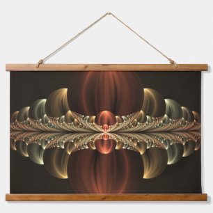 Fantasie Bouw Glanzende Abstracte Fractal Art Hangend Wandkleed